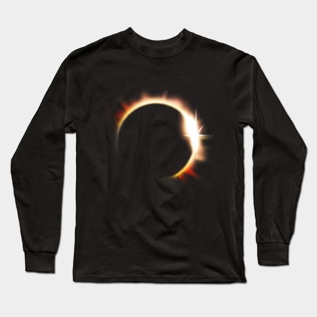 Total Solar Eclipse August 21 2017 Long Sleeve T-Shirt by vo_maria